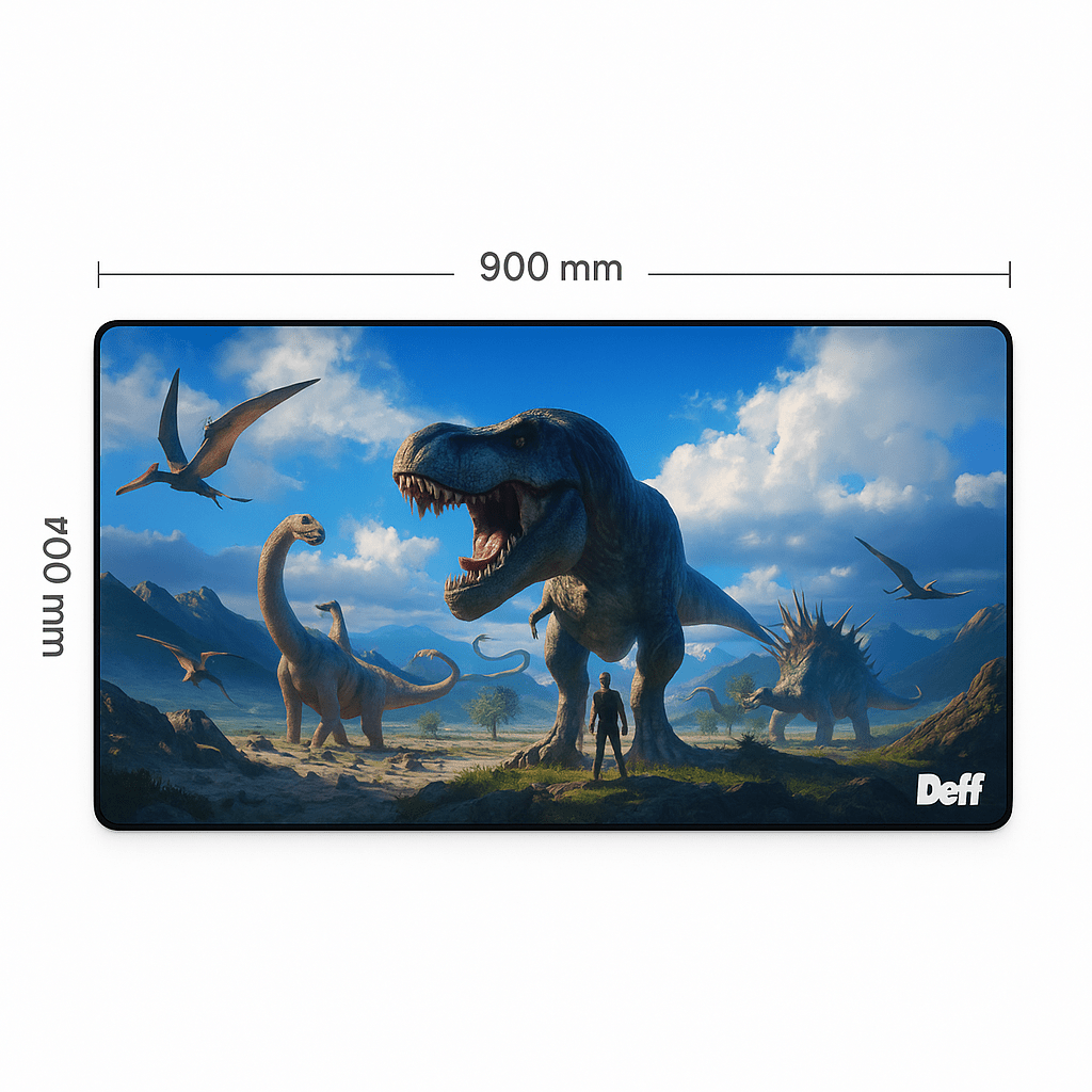 Mousepad Gamer XL Dinosaurio - tienda tech