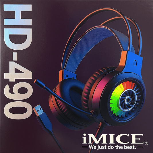 Audífonos Gamer Apedra HD - 490 con Luz LE - tienda tech