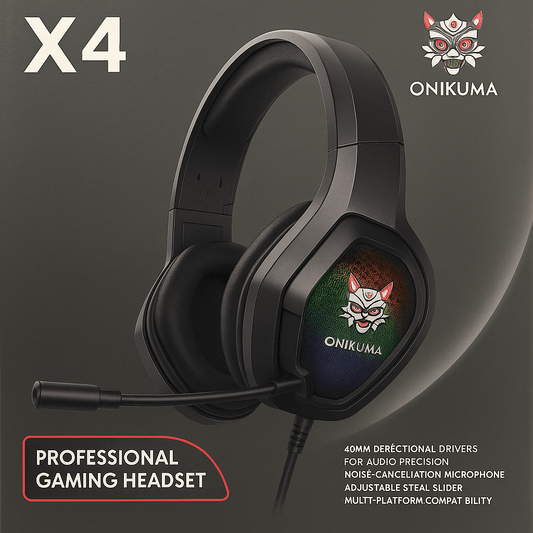 Audífonos Gamer Onikuma X4 con Micrófono - tienda tech