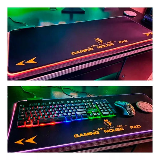 Mouse Pad Gamer Rgb Xl Aoas S4000 Waterp - tienda tech