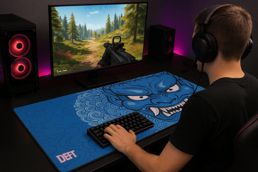 Mousepad Gamer XL Demonio azul - tienda tech
